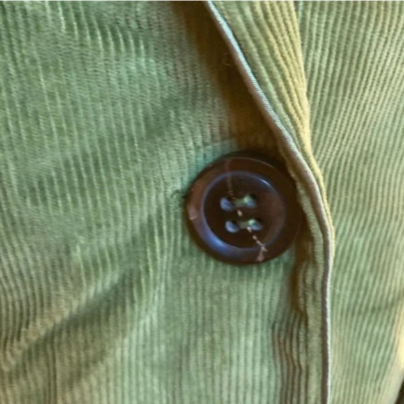 Talbots Green Corduroy Stretch Blazer - Picture 4 of 7